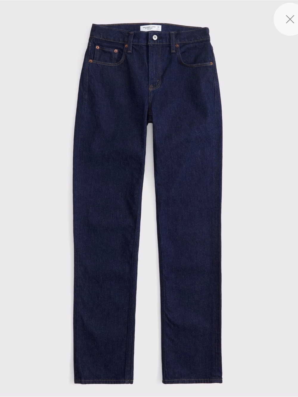 NWOT Abercrombie 90s mid rise straight leg jeans